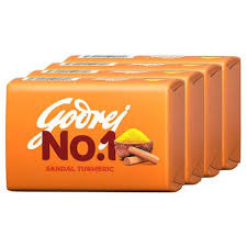 GODREJ NO.1 SAMDAL TURMERIC 4+1 FREE SOAP
