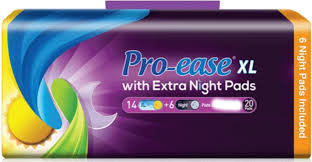 PRO -EASE WITH EXTRA NIGHT PADS 14+6