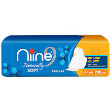 NINE NATURALLY SOFT 6 PADS