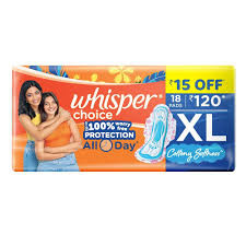 WHISPER CHOICE 18 PADS