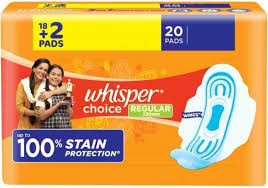 WHISPER CHOICE 20 PADS