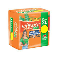 WHISPER CHOICE XL 10 PADS