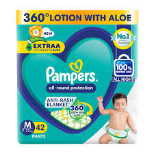 PAMPERS M 42+4 EXTRA PANTS