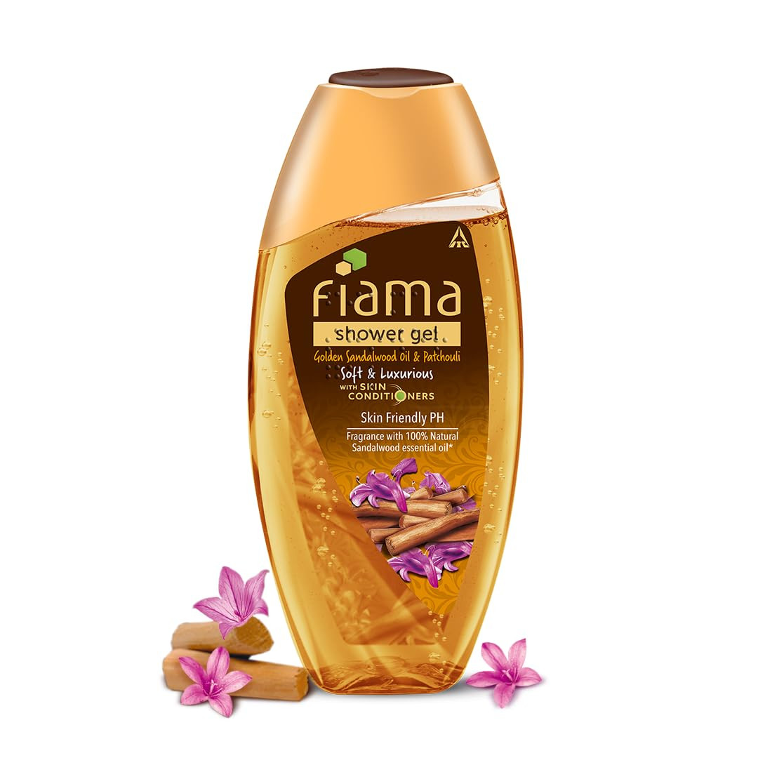 FIAMA SHOWER GEL GOLDEN DANDALWOOD OIL & PATCHOULI  250ML
