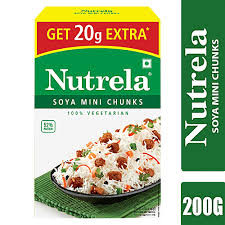 NUTRELA SOYA MINI CHUNKS 200G+20G EXTRA