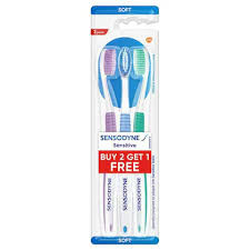 SENSODYNE SENSITIVE BUY 2 GET 1 FREE TOOTH BRUSH